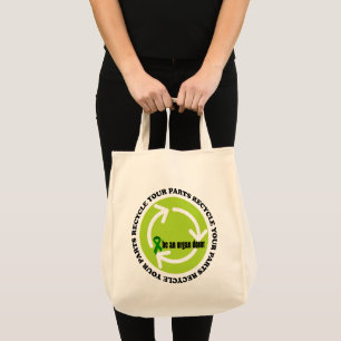 Bolsa Tote Sacola da consciência da doação de órgão