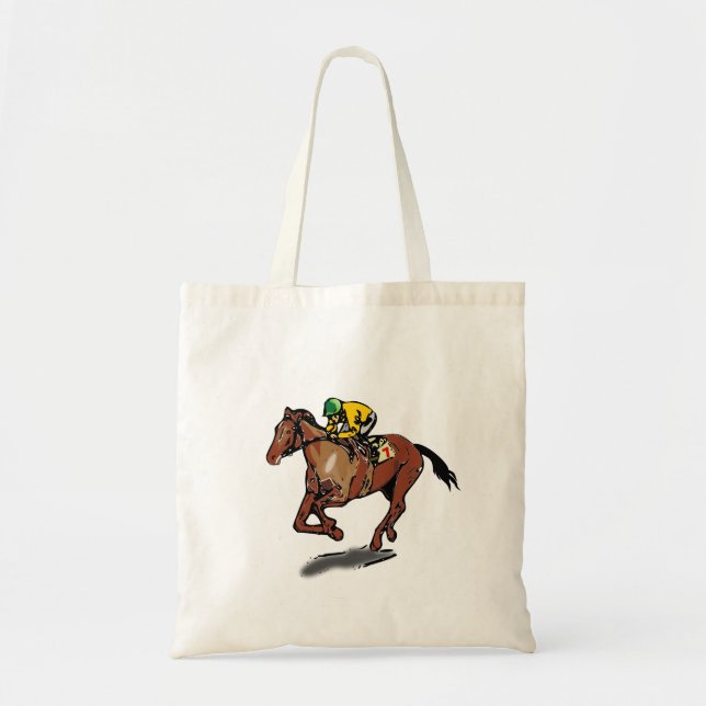 Bolsa Tote Sacola da corrida de cavalos (Frente)