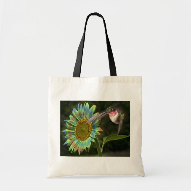 Bolsa Tote Sacola da fantasia de Humingbird (Frente)