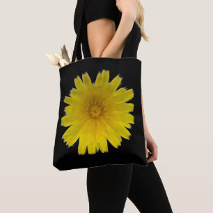 Bolsa Tote Sacola da flor com design frente e verso