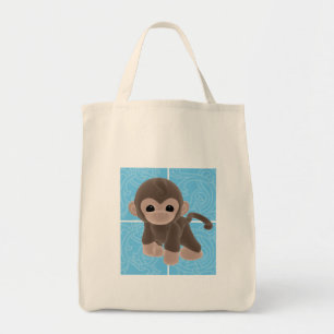 Bolsa Tote Sacola da fralda do macaco do afago