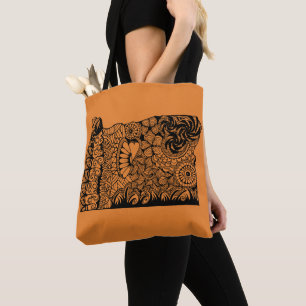 Bolsa Tote Sacola da laranja de Oregon
