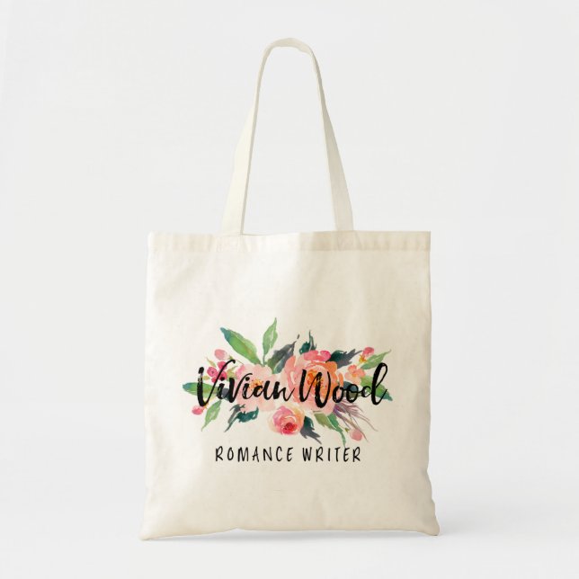 Bolsa Tote Sacola da madeira de Vivian (Frente)