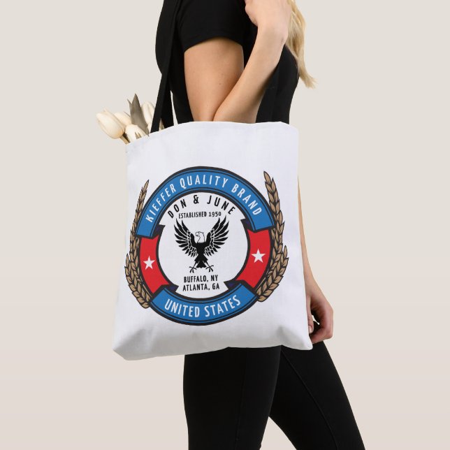 Bolsa Tote Sacola da marca da qualidade de Kieffer (Close Up)