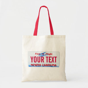 Bolsa Tote Sacola da matrícula de North Carolina