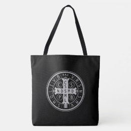 Bolsa Tote Sacola da medalha do St. Benedict