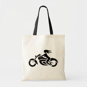 Bolsa Tote Sacola da menina do motociclista