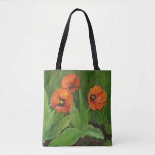 Bolsa Tote Sacola da papoila
