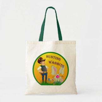 Bolsa Tote Sacola da páscoa de Wabbits da caça