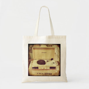 Bolsa Tote Sacola da plataforma giratória do vintage