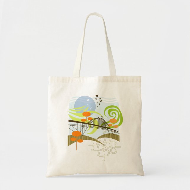 Bolsa Tote Sacola da ponte de Fremont (Frente)