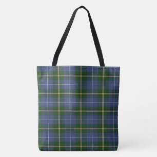 Bolsa Tote Sacola da rota do farol do Tartan de Nova Escócia