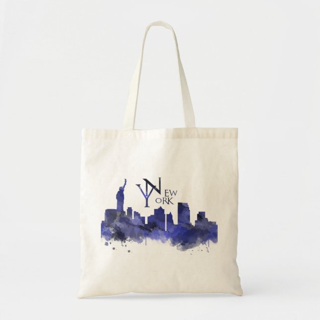 Bolsa Tote Sacola da skyline de New York (Frente)