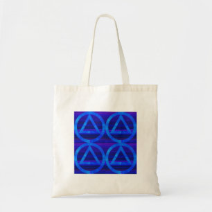 Bolsa Tote Sacola da sobriedade da recuperação do círculo
