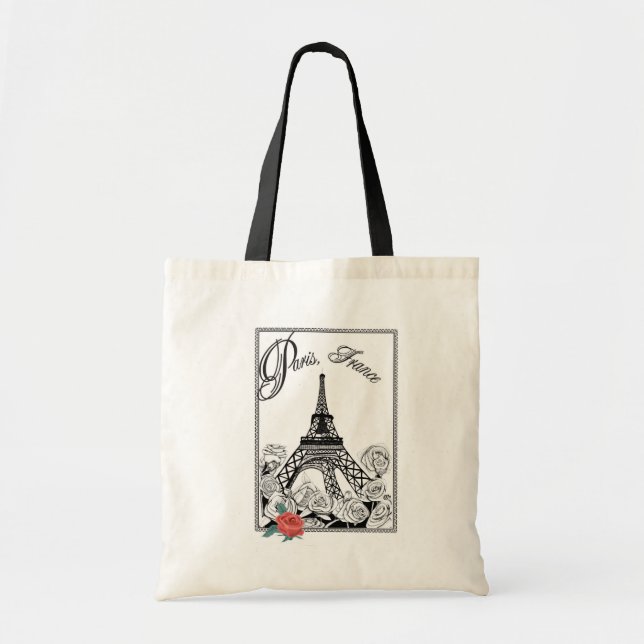 Bolsa Tote Sacola da torre Eiffel (Frente)