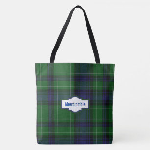Bolsa Tote Sacola da xadrez de Tartan de Abercrombie