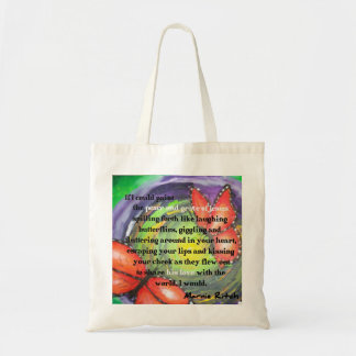 Bolsa Tote Sacola das borboletas de Jesus