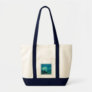 Bolsa Tote Sacola das canvas da foto do peixe-boi