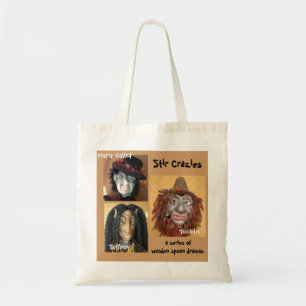 Bolsa Tote Sacola das canvas de Crazies do Stir