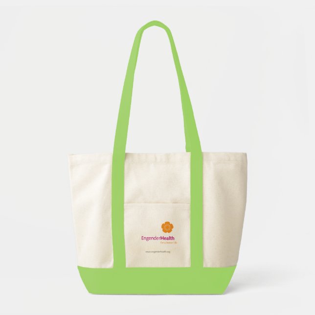 Bolsa Tote Sacola das canvas de EngenderHealth (Frente)