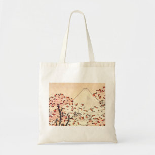 Bolsa Tote Sacola das flores de cerejeira de Hokusai Monte