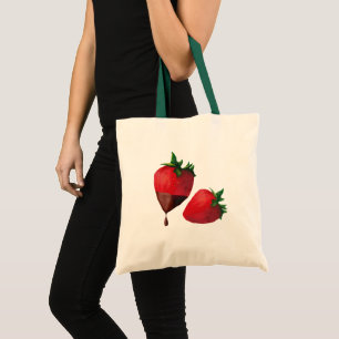 Bolsa Tote Sacola das morangos