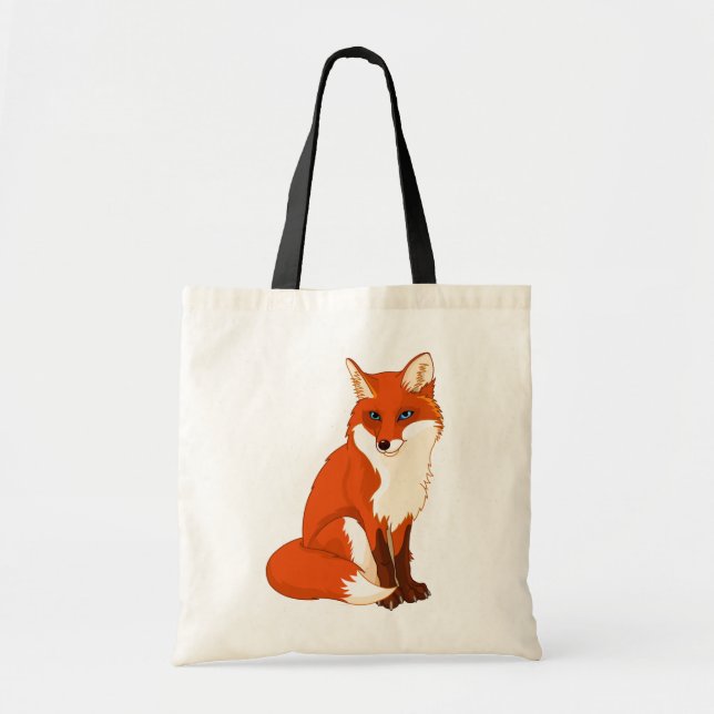 Bolsa Tote Sacola de assento bonito do Fox (Frente)