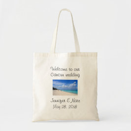 Bolsa Tote Sacola de boas-vindas ao casamento de destino