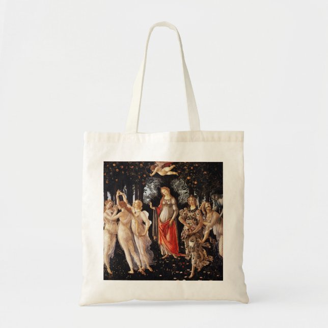 Bolsa Tote Sacola de Botticelli Primavera (Frente)