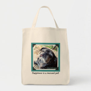 Bolsa Tote Sacola de Bumblesnot: A felicidade é um animal de