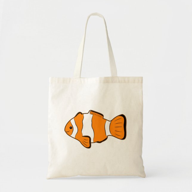 Bolsa Tote Sacola de Clownfish (Frente)