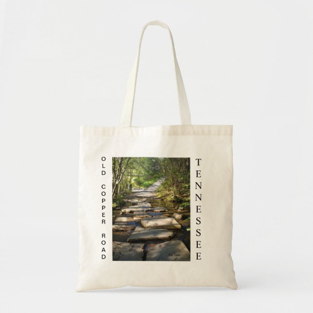 Bolsa Tote Sacola de cobre velha da estrada (Frente)