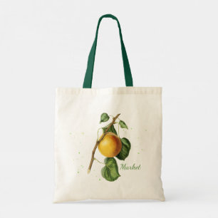 Bolsa Tote Sacola de Compras de Frutas Botânicas