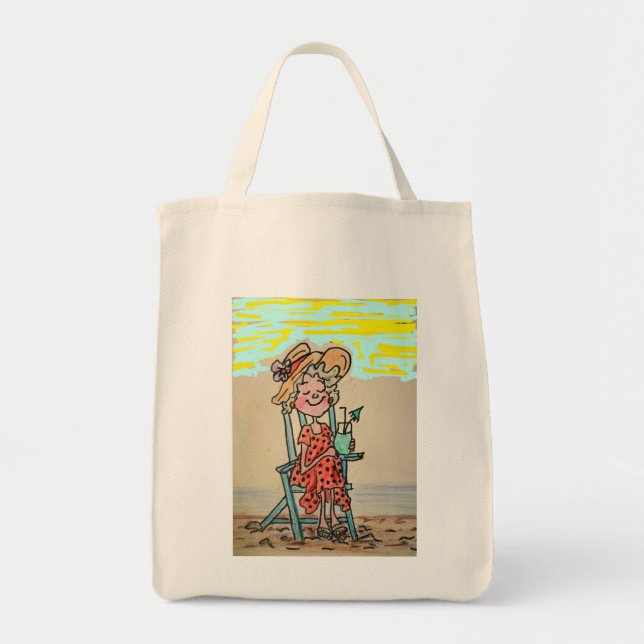 BOLSA TOTE SACOLA DE COMPRAS - RELAXAMENTO (Frente)