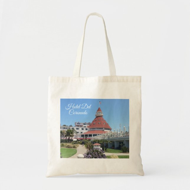 Bolsa Tote Sacola de Del Coronado do hotel (Frente)