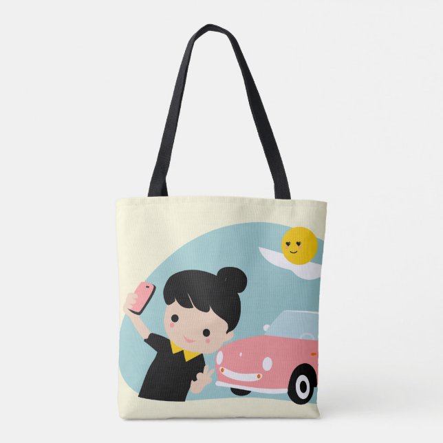 Bolsa Tote Sacola de Figaro (Verso)