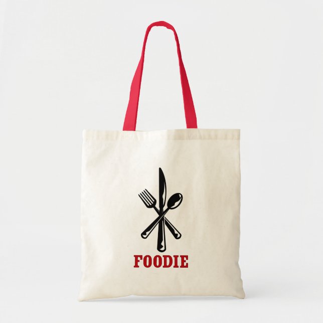 Bolsa Tote Sacola de Foodie (Frente)