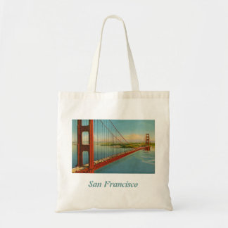 Bolsa Tote Sacola de golden gate bridge do vintage