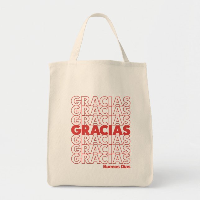 Bolsa Tote Sacola de Gracias (Frente)