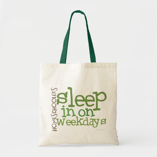 Bolsa Tote Sacola de Homeschool: Sono dentro (Frente)