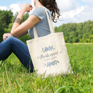 Bolsa Tote Sacola de Letra Cursiva Caligrafia Menina das Flor