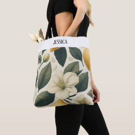 Bolsa Tote sacola de limões vintage personalizada