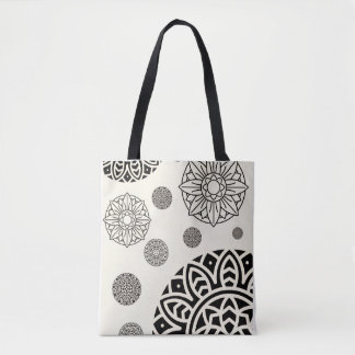 Bolsa Tote sacola de mão com desenho de arte Mandal