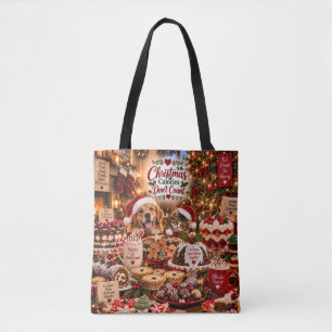 Bolsa Tote Sacola de Natal para Amantes de Comida