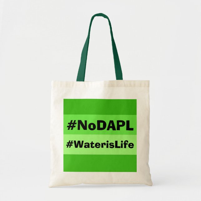 Bolsa Tote Sacola de NoDAPL (Frente)