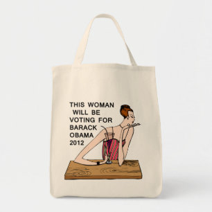 Bolsa Tote Sacola de Obama para mulheres