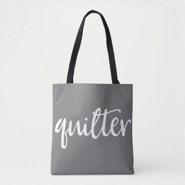 Bolsa Tote Sacola de Quilter (Frente)