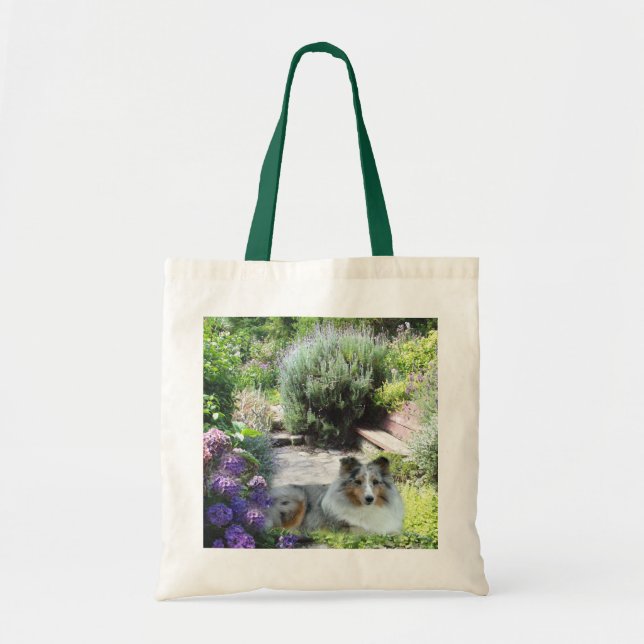 Bolsa Tote Sacola de Sheltie (Frente)