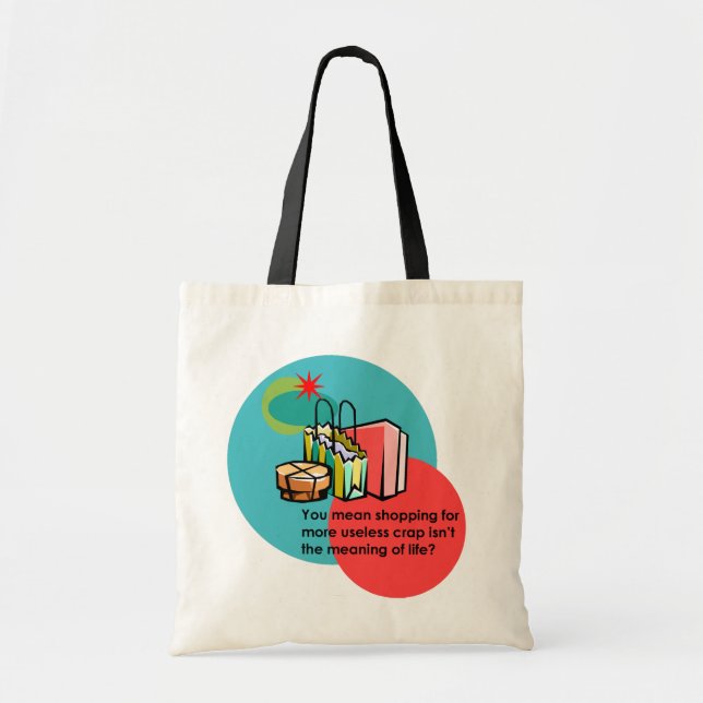 Bolsa Tote Sacola de Shopaholic (Frente)