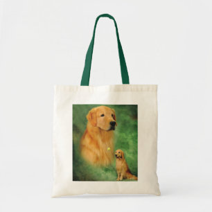 Bolsa Tote Sacola de Spencer do golden retriever